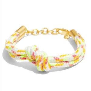 Madewell NWT knotted Rope Bracelet In Pink Lemona